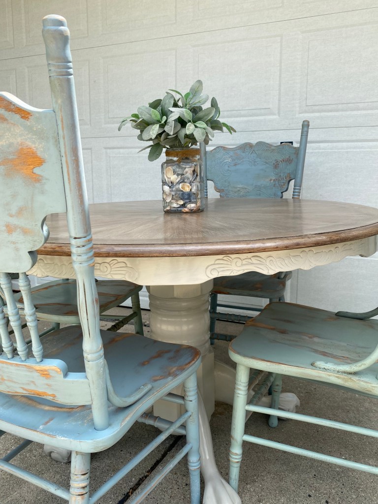 Lake Cottage Table Makeover