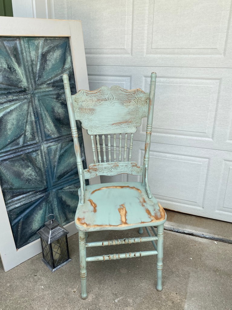 painted oak chairs