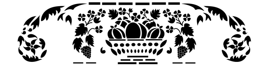 free stencil download for vintage harvest Childs rocker 