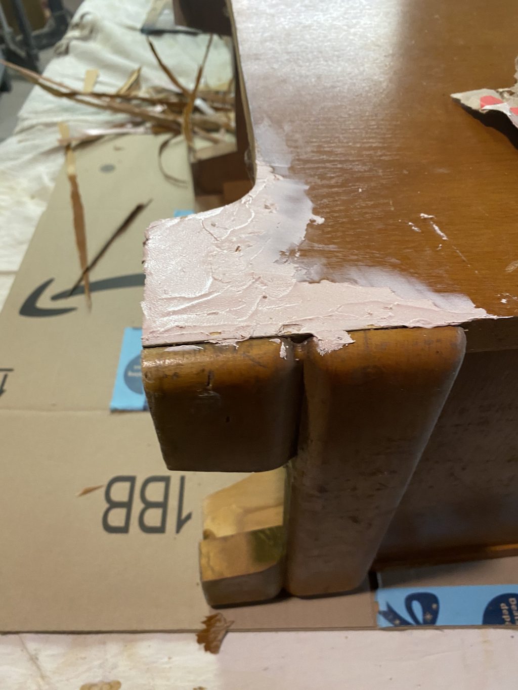 Repair Furniture with Bondo