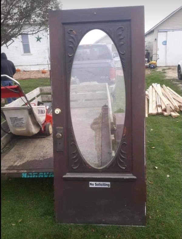 View of Antique Door Restoration